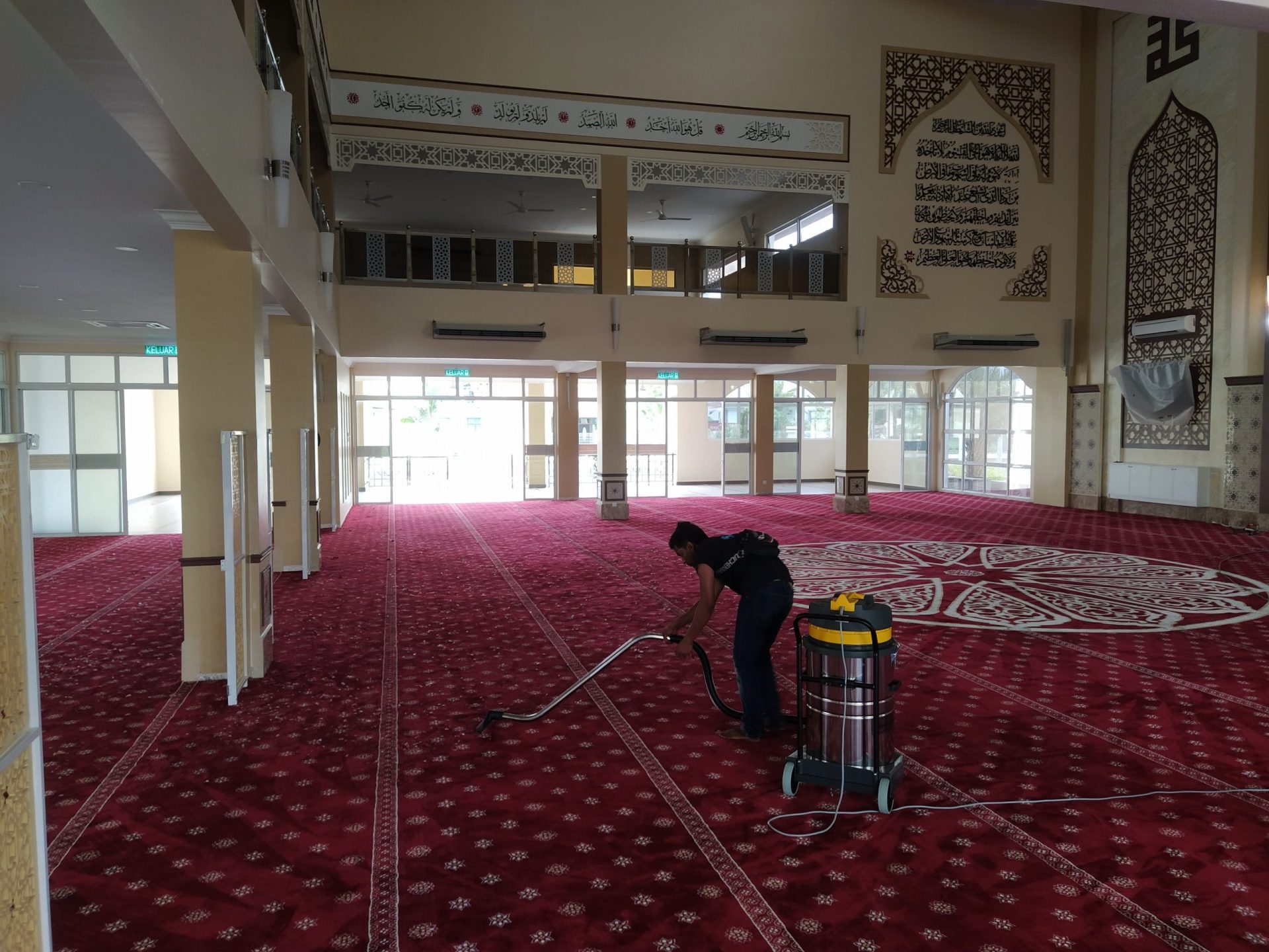 Servis Pencucian Percuma Karpet Masjid Taman Sentosa Teras Jernang