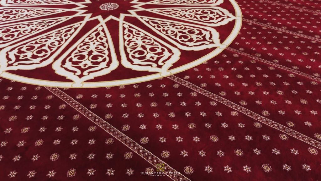 Selepas proses pemasangan karpet Masjid Taman Sentosa Teras Jernang