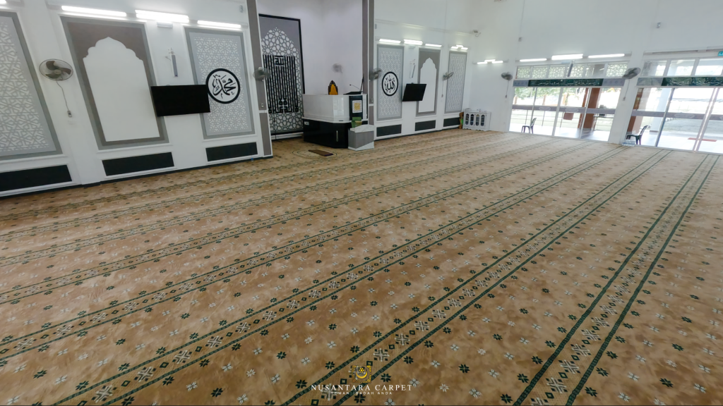 Selepas Pemasangan Karpet Masjid Al Makmur Lepar Hilir