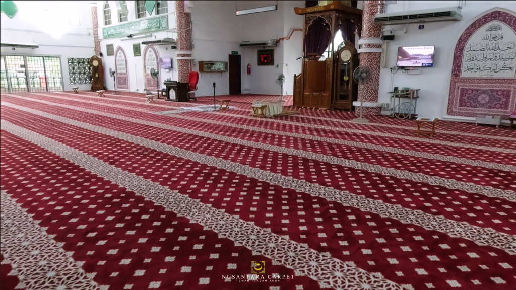 Selepas Pemasangan Karpet Masjid At Taqwa Padang Tembak