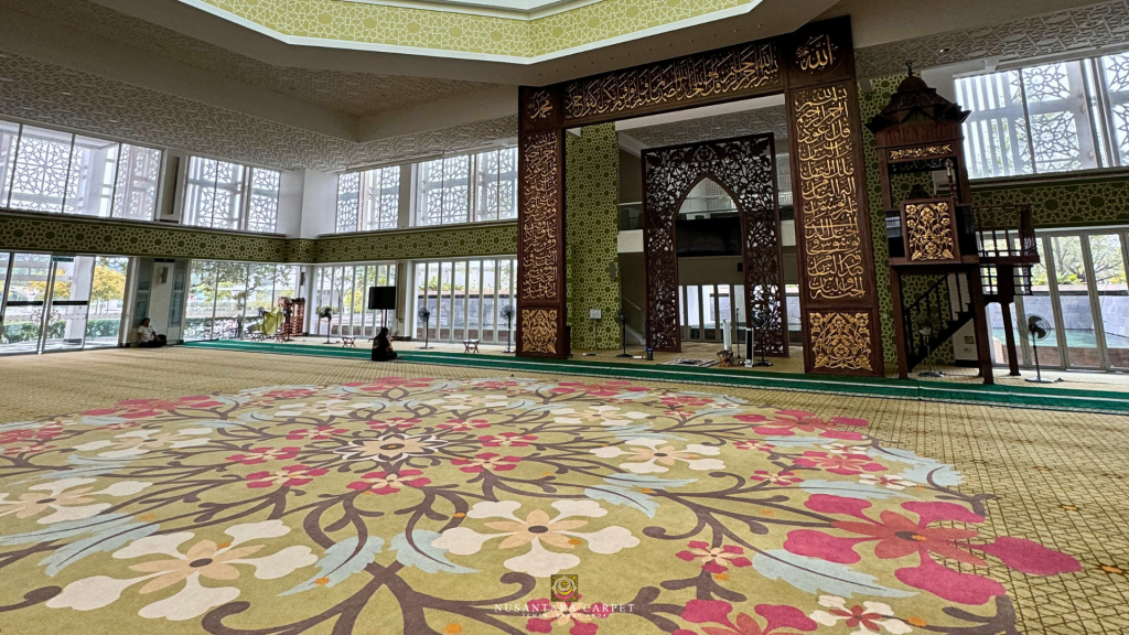 Selepas Pemasangan Karpet Masjid Raja Haji Fisabilillah, Cyberjaya