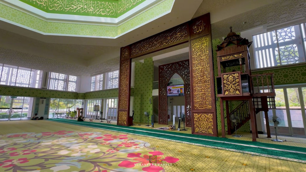 Selepas Pemasangan Karpet Masjid Raja Haji Fisabilillah, Cyberjaya