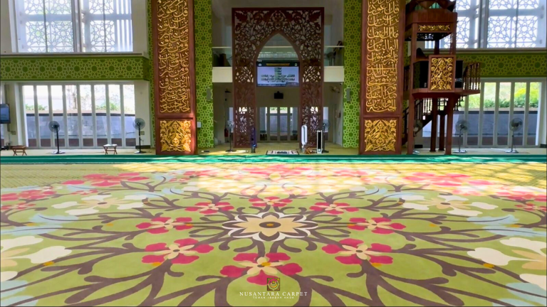 Selepas Pemasangan Karpet Masjid Raja Haji Fisabilillah, Cyberjaya