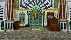 Selepas Pemasangan karpet Raudhah Surau Khalid Al-Walid IPK Selangor