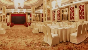 Karpet Hotel Shangri-La - Dewan Jamuan dengan Karpet Motif Flora