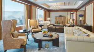 Karpet Hotel Shangri-La - Ruang Lounge Suite Hotel
