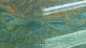 Karpet Hotel Shangri-La - Corak Karpet Hijau dan Emas