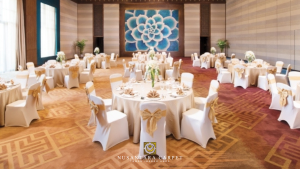 Ballroom Hotel Shangri-La dengan karpet berkualiti tinggi daripada Nusantara Carpet