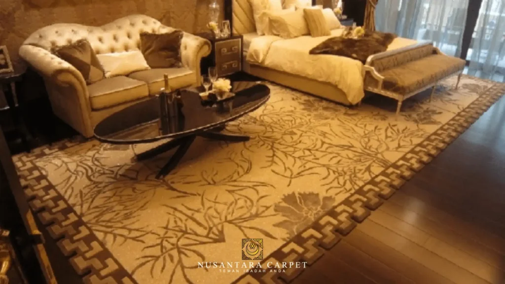 kombinasi karpet turki residential di ruang Rumah mewah Persendirian