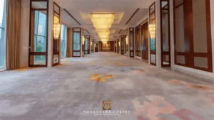 Karpet Hotel Shangri-La - Ruang Legar Foyer dengan Karpet Bercorak