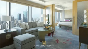 Karpet Hotel Shangri-La - Ruang Suite dengan Karpet Motif Flora