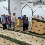 AJK Masjid berpuas hati dengan hasil sejadah percuma yang cantik dan lembut