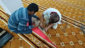 Servis pemasangan karpet yang profesional dari pihak nusantara carpet
