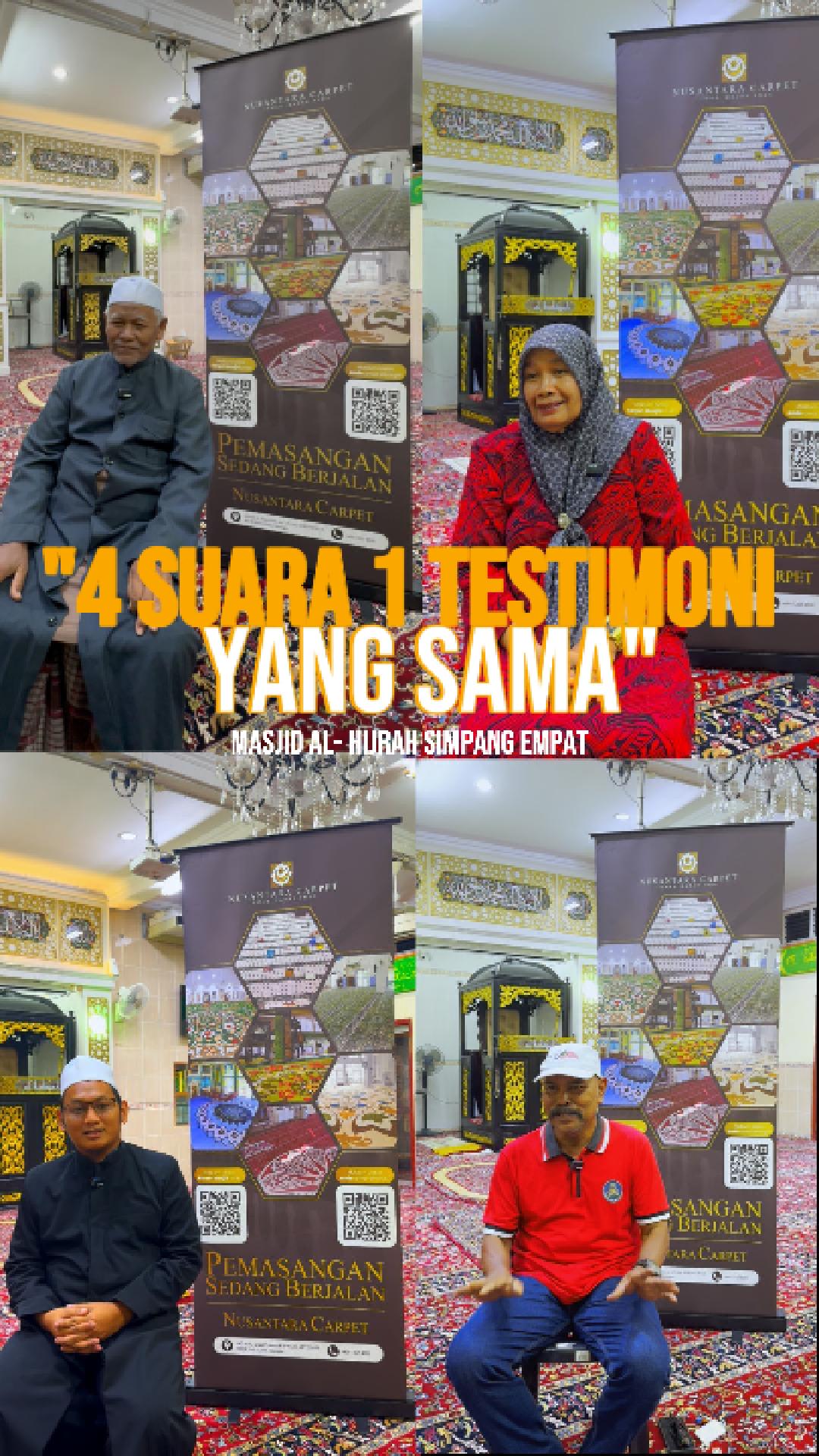 APA KATA MEREKA | 3 : KARPET MASJID AL HIDAYAH SIMPANG EMPAT MELAKA