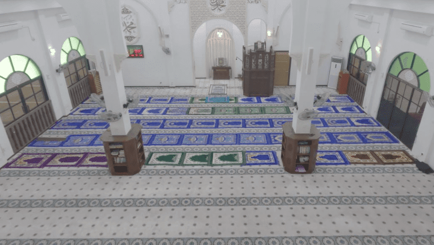 selepas pemasangan masjid jamek matang gerdu bagan serai