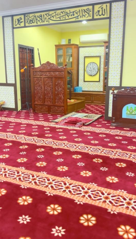 Karpet Masjid Al Hijrah Desa Pinggiran Putra Berkualiti
