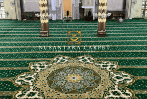 Karpet Masjid Al-Husna Sunway Custom-Made - Pemadangan dari sudut tengah