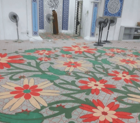 Karpet Premium Corak Bunga di SURAU AL RAUDHATUL FIRDAUS KAJANG​