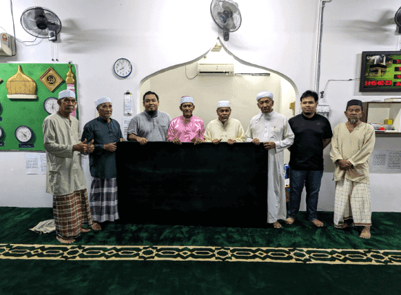 pasukan nusantara bersama ajk masjid
