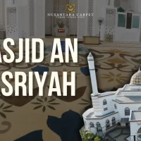 Hasil kerja nusantara carpet custom yang kemas dan cantik di Masjid An Nasriyah,Setiawan Perak